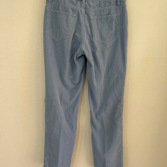 Lands’ End Pants Women’s SZ 6 Blue Corduroy Straight Leg Classic Mid Rise - Picture 3 of 12